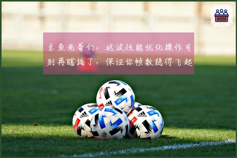 乐鱼老哥们，这波性能优化操作可别再瞎搞了，保证你帧数稳得飞起！